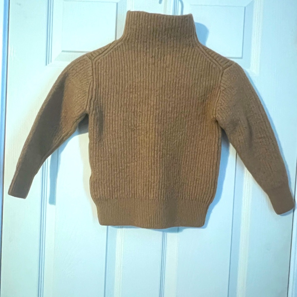 Wilfred ribbed wool beige turtleneck sweater XS